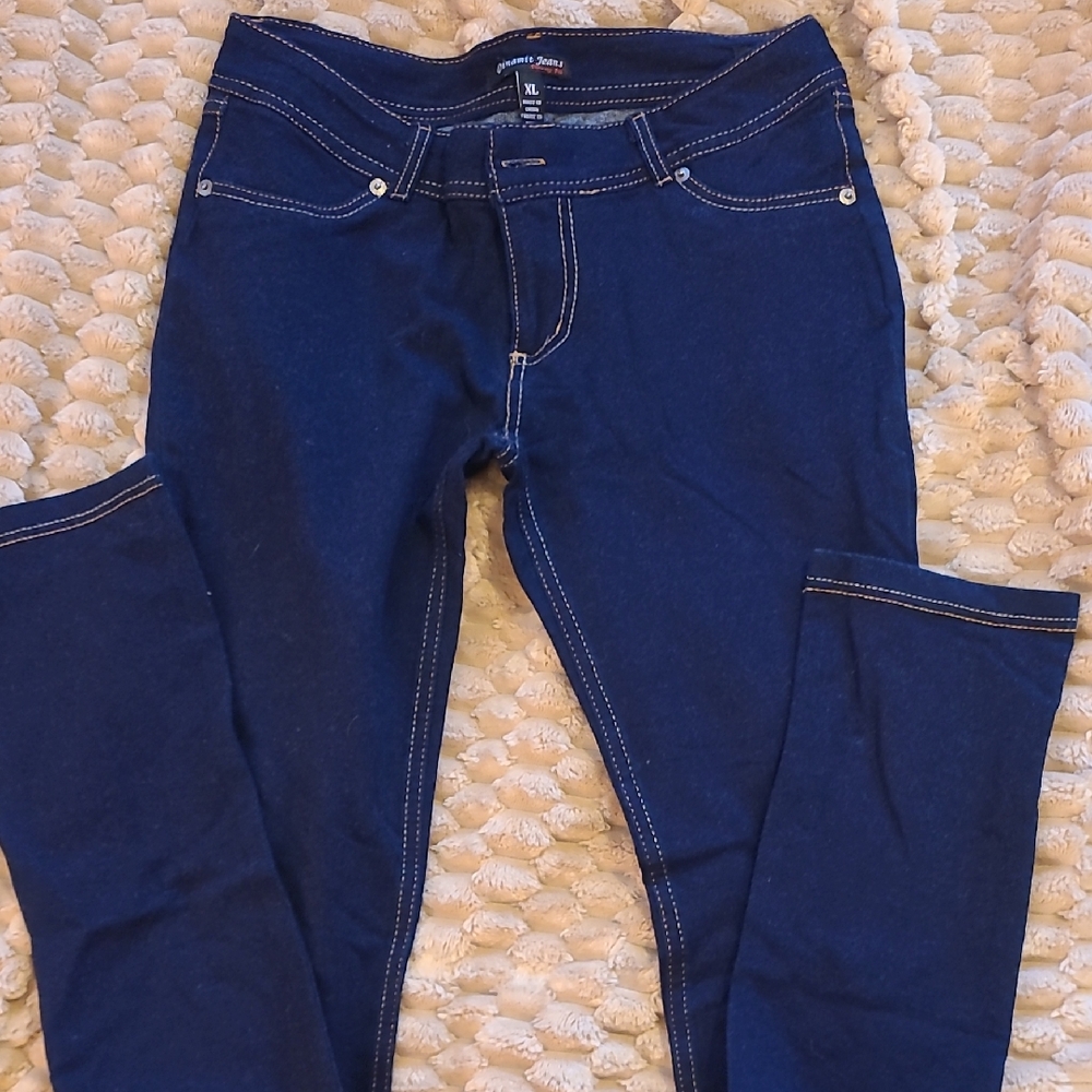 Blue Jeggings with Slim Fit and Rich Indigo Hue